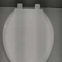 Kohler K-20110-0 Brevia Elongated Toilet Seat with Grip-Tight Bumpers, Quiet-Close Seat, Quick-Attach Hardware, White