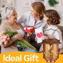 Solar Lantern Waterproof Metal Hummingbird Decor Valentine's Day Birthday Gifts for Women Mom,Outdoor Hanging LED Decorative Light for Garden Patio Yard Lawn Backyard Front Porch (1 pack)