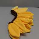 ComfyCamper Sunflower Dog Costume for Small Medium Large Dog Puppy Puppies Cat Kitten  Cute Head Flower Headband Outfits  Collar Cone Costume Hat Sombrero Outfit Pet Cosplay Halloween (Small)