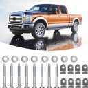 924-311 Truck Bed Mounting Hardware Kit Fit for Ford F250 F350 1999-2016 Super Duty Replaces Bed Bolts W706641S900 W708770S436 XC3Z9900038AA W706640S900