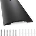 NeatiEase Heavy Duty Door Thresholds for Exterior Doors Interior Doors, 36 Inch Aluminum Thresholds for Doorways, Metal Threshold Transition Strip 4" Wide 1/2" High (Black)