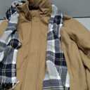 Dockers Men's Wool Melton Two Pocket Full Length Duffle Coat, Camel/ Scarf, Small