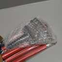 MXF Pooper Scooper, Dog Pooper Scooper Long Handle Stainless Metal Tray and Rake Set for Medium Small Dogs Heavy Duty - Use on Grass, Dirt or Gravel - Red