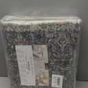 PureCozy Area Rug 5x7 Gray Living Room Washable Vintage Carpet Non Slip Indoor Retro Traditional Grey Accent Throw Large Rug for Office Kitchen Bedroom Dining Room