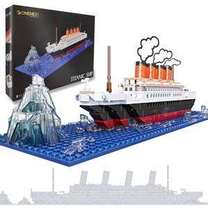 OneNext RMS Titanic Model Large Building Block Set 548pcs 100% Compatible DIY Educational Toys 3D Puzzle Gift for Adults and Kids