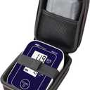 Hard Case Fits A&D Upper Arm Blood Pressure Monitor UA-651BLE Blood Pressure Monitor, Case Only(Black)