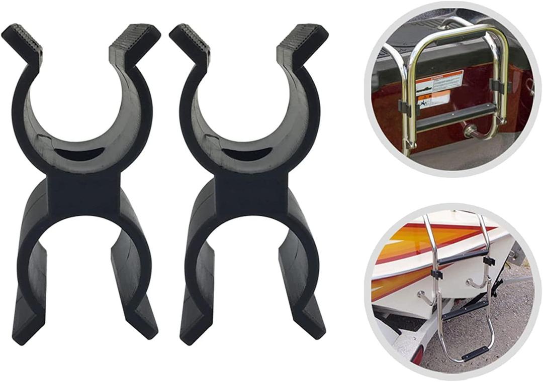 2 Pcs YOMESTE Pack Bimini Top Support Pole Clips 7/8" Takes Out The Noise and Shaking