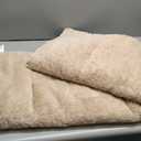 VERZEY Extra Large Dog Bed Mat Crate Pad Fit Metal Dog Crates,Ultra Soft Dog Crate Bed Washable & Anti-Slip Kennel Pad for Dogs Cozy Sleeping Mat,Cream 48L x30W x1H Inches XL