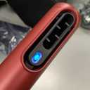 Infiniti PRO CONAIR 5-in-1 Hair Drying Wand, Straightener, and Styler, Ionic All-in-One Digital Motor Blow Dryer, Includes 4 High-Performance Attachments, Cherry Red