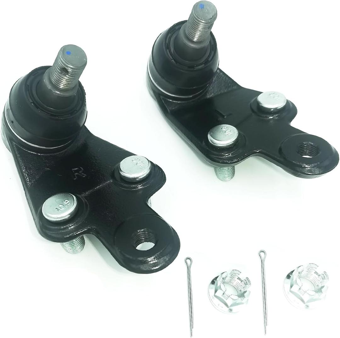 Front Lower Ball Joint 2 Pcs Left & RightReplacement For 13-18 ES300h 07-18 ES350 05-18 Avalon 07-17 CamryReplace OE#: K500044 K500043 Black