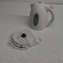 OVENTE Electric Kettle, 1.7L Fast Boiling Water Heater for Coffee or Tea, BPA Free with Water Level Gauge, Auto Shut-Off, Boil-Dry Protection, Indicator Light and Removable Filter, White KP72W