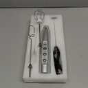 Milk Frother Handheld Rechargeable, Frother Wand Drink Mixer Electric Whisk for Coffee, Detachable With 3 Stainless Whisks, Hand Mixer for Lattes, Cappuccino, Matcha, Egg, No Stand, Silver