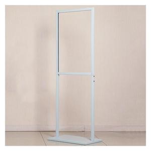 Freestanding Display Sign Stand, Outdoor Advertising Poster Holder for Sale Notices, Business Signs and Directional Signage, White 