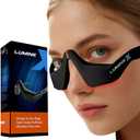 Under-Eye Red Light Therapy Device, & Microcurrent Eye Massager, Puffiness, Eye Bags - Red Light Therapy Glasses for Reducing Wrinkles and Fine Lines (8 Inch)