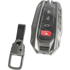 RACOONA Key Fob Case Shell With Keychain - Premium Cover and Protector for Car Accessories, Full Protection Smart Remote Holder (for T0y0ta B)