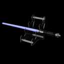 WANLIAN Lightsaber Display Stand Acrylic Desktop Lightsaber Hilt Holder Light saber Collection Display Case(Transparent)