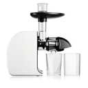 MegaWise Cold Press Slow Masticating Juicer – Quiet Motor, Soft & Hard Modes, Vegetable & Fruit Juice Extractor, Easy-to-Clean Design, High Juice Yield, Black