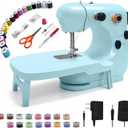 Sewing Machine Kits for Home & School | Beginner-Friendly 2-Speed Mini Machine for DIY Crafts, Household Repairs & Fun Skill-Building with Kids & Adults