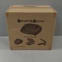 Health and Home 2-Serving Classic Plate Grill Maker and Panini Press, Black, KS-306