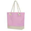Fokongna Tote Bag for Women, Beach Bag Waterproof Sandproof, Beach Tote, Swim Bags for Travel, Shopping and Parties, Gift Choice for Friends and Loved Ones(Solid Soft Pink)