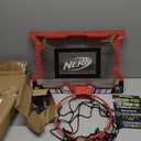 NERF Basketball Hoop Set - Pro Hoop Mini Hoop Set with Mini NERF Basketball - Steel Rim Great for Dunking