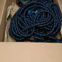 200Ft Non-Expandable Garden Water Hose with 10-Pattern Spray Nozzle, Lightweight 5/8" Hose Pipe, Kink-Free, Leak-Proof, 3/4" Solid Metal Fittings