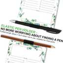 Joyberg 2 PCS Magnetic Grocery List Pads for Fridge, 4.5x7.5 Inches Magnetic Note Pad for Fridge, Grocery List Magnet Pad for Refridge, Magnetics Notepads, Shopping Lists, 60 Pages Per Notepad
