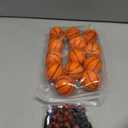 Funtery 24 Pcs Sports Ball Charm Bracelets and Keychains Set Team Gifts Player Party Accessories(Basketball Style)