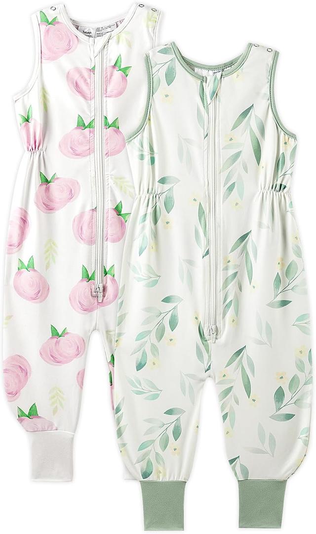 TotAha Toddler Sleep Sack with Legs, 0.5 TOG Light and Soft Baby Sleeping Bag, Walker Sleep Sack for Babies, 2T-3T