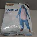 Spooktacular Creations Halloween Dalmatian Dragon Triceratop Unisex Costume, Adult Animal Costume Halloween Costume Party (Blue, S)