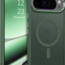 BENTOBEN for Google Pixel 10 Case [Compatible with Magsafe] Magnetic Matte Phone Case Pixel 10 Translucent Slim Shockproof Women Men Protective Cover Cases for Google Pixel 10 6.3" 2025, Forest Green