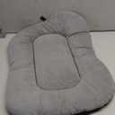 Bedsure Washable Dog Crate Pad for Small Dogs, Anti-Slip Puppy Kennel Dog Bed for Crate - Ultra Soft Fleece Flat Thin Pet Mat (Not Chew Proof), Light Grey 23"x17"