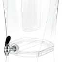 Crystal Beverage Dispenser, 3.5 Gallon, Clear, 2 Pack