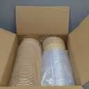 25 oz Disposable Kraft salad paper bowls with lids, Food containers Soup Bowls Party Supplies Treat Bowls 50 Pack