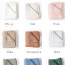 Konssy Waffle Baby Blanket - Soft & Cozy Nursery Swaddle Blanket, Lightweight Toddler Throw for Boys & Girls, Ideal for Wrapping(Clay) (41" x 37")