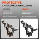 Front Left Right Suspension Steering Knuckle for Forester Wagon 2009-2014, Impreza 2008-2014, Legacy 2005-2014, Outback 2005-2014, WRX 2012-2014, XV Crosstrek 2013-2014, 698-220, 698-221
