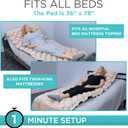 Vive Alternating Air Pressure Mattress Pad - The Original Bed Sore Prevention Solution - Hospital Topper for Bedridden Patients - Includes Waterproof, Breathable Ulcer Cushion & Whisper Quiet Pump (36 W x 78 L)