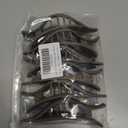 6 Pack Flat Hair Claw Clips for Women Duck Billed French Lay Down Hair Barrettes Accessories 100% Polycarbonate Matte Dark Brown