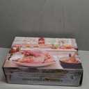 Roasting Pan with Rack for Turkey Chicken, Joyfair Stainless Steel Roaster Pan and Vrack for Toaster Oven, Rectangular Bakeware with Sturdy Handles, Heavy Duty & Dishwasher Safe (Large)