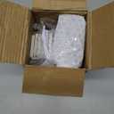 Goovilla Shelf Bracket, Heavy Duty Floating Shelf Brackets 6 inch Long, 6 Pack Brackets for Shelves, White Coated Metal Wall Shelf Support Brackets with 1/5 Inch Thick and 160 lb. Load Capacity