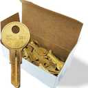 SUMMIT DOORWARE Y11 Key Blanks in Premium Brass | Uncut Blank Keys for Home and Professional Use | Pack of 50 Blank Keys
