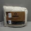 BRILLMAX 6 Pack Ivory Tablecloths for 6 Foot Rectangle Tables 60 x 102 Inch - 6ft Rectangular Bulk Linen Polyester Fabric Washable Cloth Cover for Wedding Reception Banquet Birthday Party