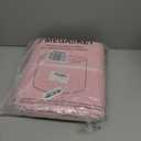 Extra Large Pink Basket, 22"x22"x14" Woven Cotton Rope Bin with Handles, Blanket Storage for Living Room, Baby Kids Toy Storage Bin Box, Wicker Laundry Basket, Pink Room Decor Organizing