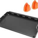 SafBbcue Full Size Griddle Inserts for Charbroil TRU Infrared 463242516 466242515 466243219 463355220 463342420 Flat Top Griddle for Charbroil Infrared 466242615 466242616,Carbon Steel