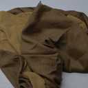 Replacement Sudan Brown Coral Fleece Micro Plush Brown Microsuede External Zippered Flat Style Duvet External Cover for Dog Bed (59''x41'' Flat Style) Fits (55"x37"x4") Pet Bed