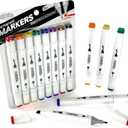 ArtSkills Artists Alcohol Markers Set, Blendable Dual Tip Markers Permanent Marker Set for Adult Coloring, Drawing, 8-Count