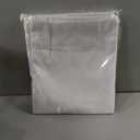 4 Pack 100% Brushed Microfiber Pillow Protector Shams (White, Standard)