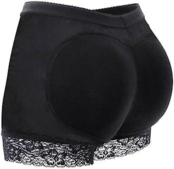 WEICHENS Womens Fake Buttock Briefs Butt Lifter Padded Control Panties Hip Enhancer Underwear Shapewear Boyshort, Size XL