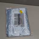 Ersmak 6 Pieces Satin Duvet Cover Full/Queen Size Luxury Silky Bedding Duvet Cover Set with 1 Soft Duvet Cover, 4 Queen Pillowcases and 1 Body Pillowcase, Baby Blue