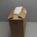 Luxurious Twin/Twin XL Size Goose Down Fiber Waterfowl Feather Fiber Comforter Duvet, 100% Egyptian Cotton Cover, 50 oz. Fill Weight, Baffle Box Design, White Solid